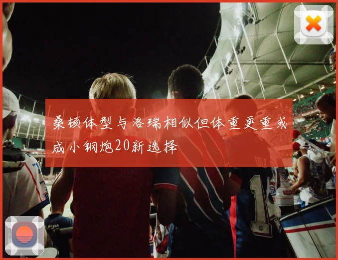 桑顿体型与洛瑞相似但体重更重或成小钢炮20新选择